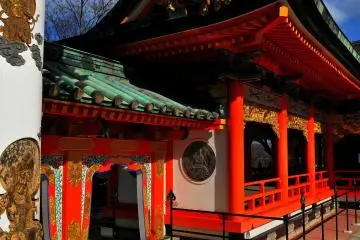 <p>Koyomon Gate is the only architecture in this temple which was constructed using the exact measurements of&nbsp;Yomeimon Gate at Nikko Toshogu Shrine</p>